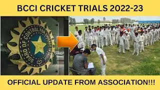 bcci district cricket trials 2022 - latest update from association