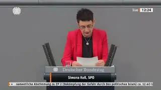 Islamismus ist gef&auml;hrlich. Auch f&uuml;r (liberale) Muslime | Rede Bundestag 6. Juni 2024 | Simona Ko&szlig;