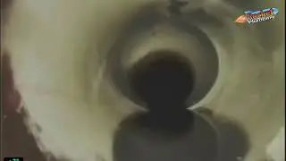 Plumber Demos Sewer Repair using a Pipe Stent, Trenchless Repair, Sewer Relining #shorts