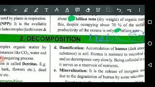 complete ecosystem NCERT FEEL THE FILL #neet