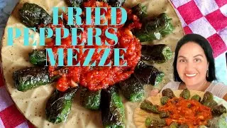Fried Peppers Mezze ~ Easy Turkish Mezze Recipe ~ Fried Jalapenos #fried #jalapenos #mezze