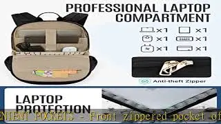 LIGHT FLIGHT Travel Laptop Backpack Women, 15.6 Inch Anti Theft Laptop Backpack with USB Charging H