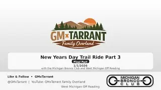 New Year&rsquo;s Day Trail Ride 2026 (Part 3) | Big Rapids ➜ Whitehall | Michigan Bronco Club
