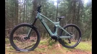First ride SCOTT RANSOM ERIDE 920 2021 - blue and red trails