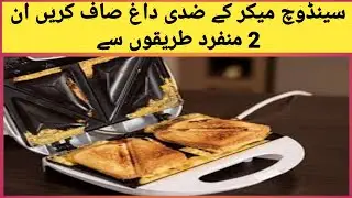 How To Clean Sandwich Maker By Lumish Kitchen|Sandwich Maker Cleaning Just In 5 Minutes |