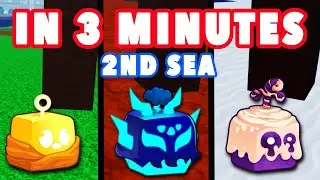 ALL fruits spawn locations 2nd Sea In 3 Minutes! - Blox Fruits