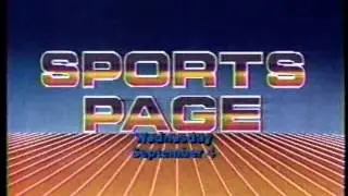 CKVU Sports Page open 1985