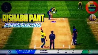 RISHABH PANT SUPERB BATTING | Real Cricket 20 | RC22 Coming Soon