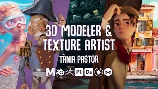3D Modeler & TextureArtist - T&agrave;niaPastor - Demoreel 2025