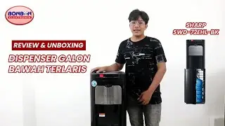 Sharp Dispenser Galon Bawah SWD-72EHL-BK Review 🧐Low Watt  LED Indicator