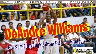DeAndre Williams 6&rsquo;9 SF/PF - Highlights from PBA Philippines 🇵🇭 Jan. 2024