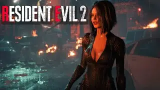 Resident Evil 2 Claire Battlesuit and Bloodrayne Black Hair Mod