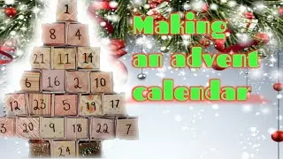 Origami Advent calender made out of paper (Christmas Edition)