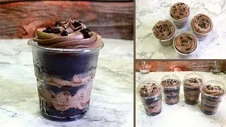 Chocolate Jar Cake Recipe | How To Make Chocolate Jar Cake | Yummy Jar Cake From Leftover cake