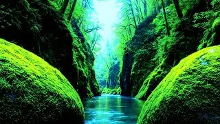Soothing Emerald Forest River Ambience for Deep Sleep, Relaxation, and Peaceful Mind 🌿💧😴