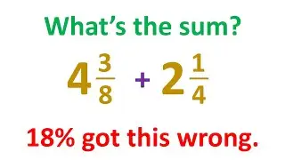 Real state exam question on fractions (#17). 5th Grade Math.