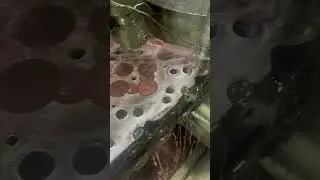 Resurfacing a 6.7 Cummins cylinderhead #diesel #engine #cummins #cylinderhead #machining #duramax