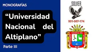 Monografía 20| Universidad Nacional del Altiplano