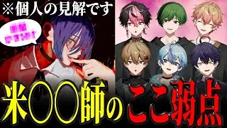 IRIS OUTに合わせてヤバイ弱点を探した結果がこちらです。