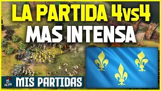 🍺 ¡EMOCIONANTE partida 4vs4! | Age of Empires 4