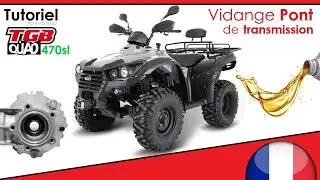 TGB Blade 470 SL - Vidange du Pont de Transmission