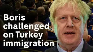 Boris Johnson challenged on Brexit immigration claims
