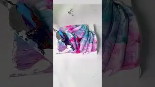 Paint texture agate technique #art #artist #acrylicpaint #color #shorts