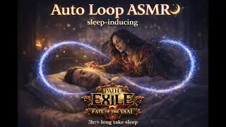 [POE2] Blood Mage - Infinity Auto Loop ASMR (Long Take 3hr++ with the Tankiest Boss)