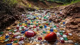 I Found a Hidden River of Precious Gems | Nature&rsquo;s Secret Treasure Stream!