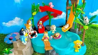 Bluey & Friends Wildest Waterpark Adventure! 😝 💦 🌸 ☀️