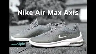 Nike Air Max Axis &lsquo;cool grey/white&rsquo; | UNBOXING & ON FEET | fashion shoes | 2018 | 4K
