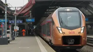 Doppeltraktion Stadler Traverso als IR 46 nach Bellinzona in Z&uuml;rich HB | SOB | Fahrplanwechsel