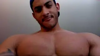 Latino Hunk Pec Bounce