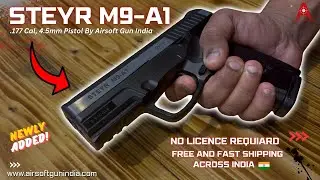 Steyr M9-A1 Dual-Tone CO2 BB .177Cal, 4.5mm Air Pistol  shooting test