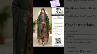 The Brand BinInam karandi suit 3pc#reels #videos #clothing #brand@NameBranClothing #foryou 🎽👗👕