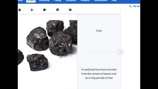 Fossil fuels vocabulary activity