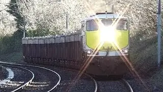 IE 071 Class Locomotive (075) with Ore Wagons - Raheny Station