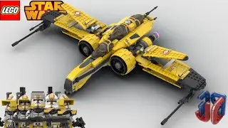 Истребитель ARC 170 Боевые клоны-солдаты 327-го звёздного корпуса #lego #legostarwars #starwars