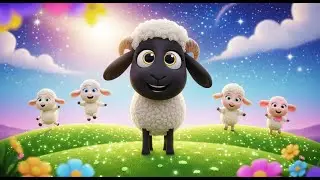 Baa Baa Black Sheep 🐑✨ | Long Kids Poem & Bedtime Story | 3D Cartoon Animation