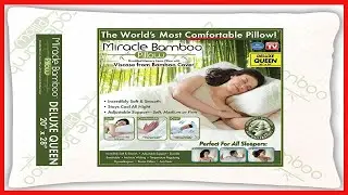 Great product -  Ontel Miracle Shredded Memory Foam Pillow with Viscose from Bamboo Cover, Queen, Wh
