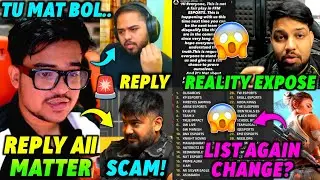 TSG Legend Reply All MATTER 🚨, Jonty Bhai Expose Reality 💔, FFMIC List Again Change? 🤯, 4 Unknown 