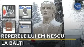 De la monumente la bulevarde. Care sunt reperele lui Eminescu la Bălți