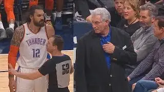 Steven Adams Almost Fights Fan For Trash Talking! Thunder vs Nuggets