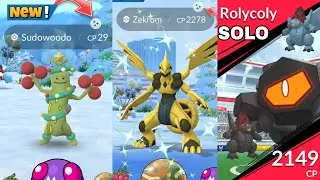 Hunting✨️Shiny Zekrom & Galarien Birds On Raid Hour In #PokemonGo