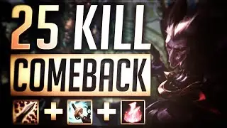 AMAZING 25 KILL SHACO COMEBACK! Challenger Crushing Platinum - Eagzey Full Gameplay