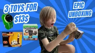 What&rsquo;s Inside?! $13 Unboxing: Minecraft Mystery Box, Watch + LEGO-style Venice!