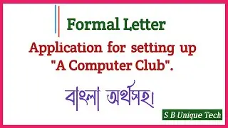 Formal Letter 