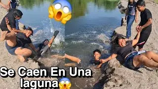‼️Urgente Eber y Rosi se Ca3n En Una Laguna😱Un Enorme Cocdrilo aparece💔