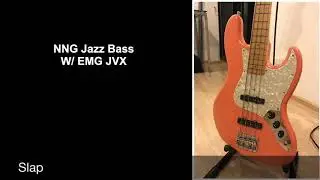 NNG Jazz Bass w/ EMG JVX
