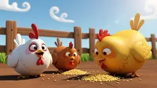 Cluck Cluck Chickens 🐥 | Fun Farm Cartoon for Kids